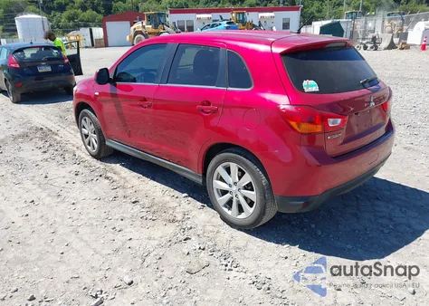 2015 Mitsubishi Outlander Sport Se from USA, damaged, VIN 4A4AP4AU4FE021382